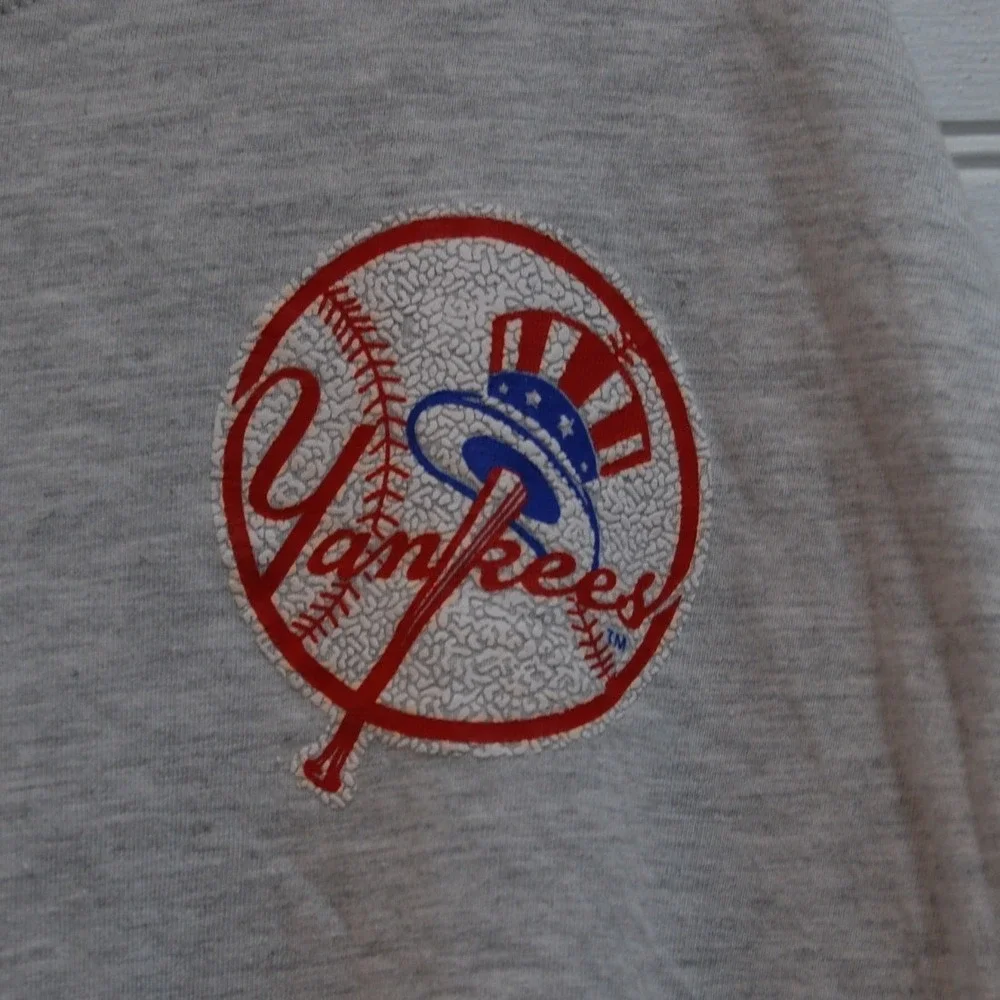 New York Yankees Youth Medium‎ Hoodie Short-sleeve Official MLB Merchandise Gray